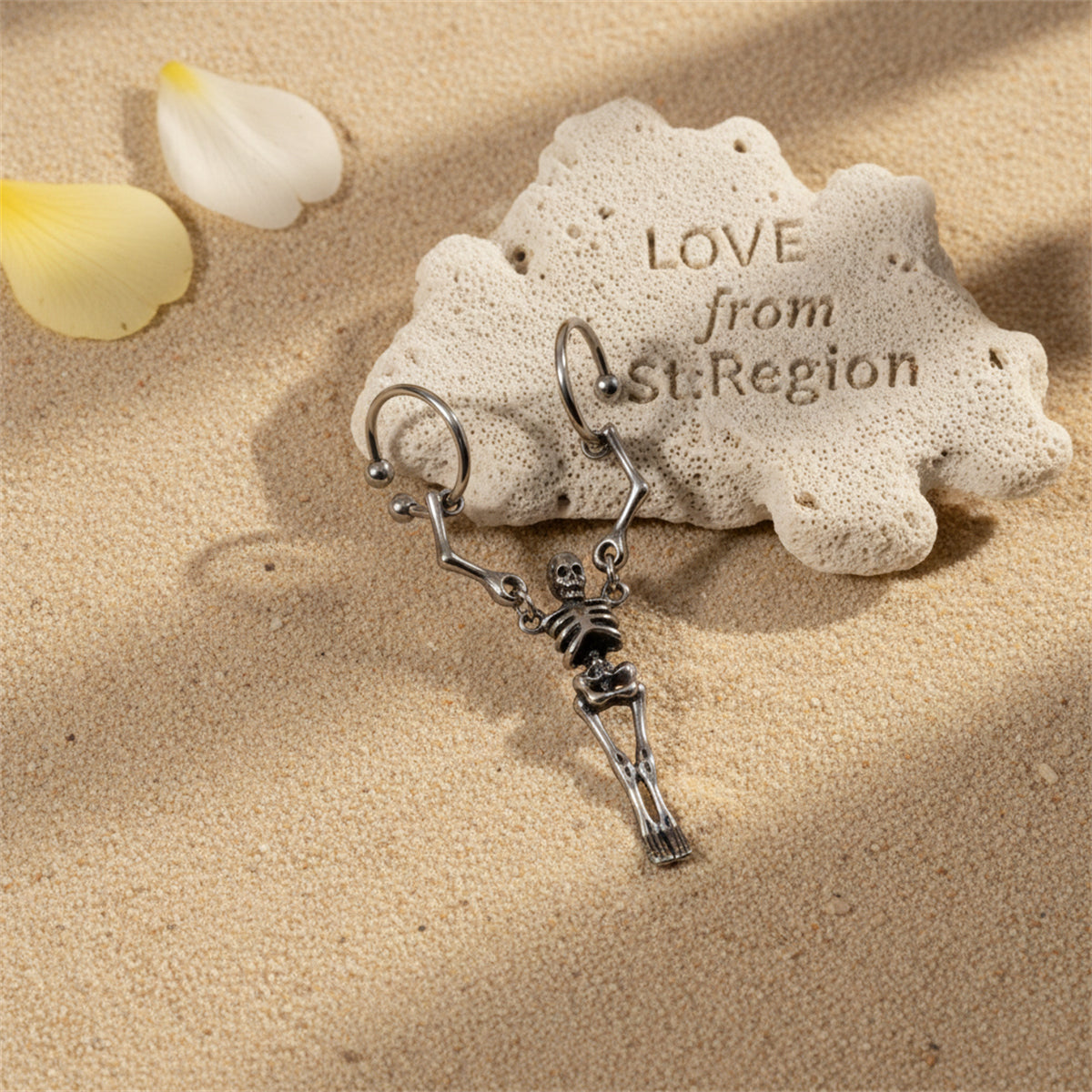 Blacktone Skeleton Ear Cuff