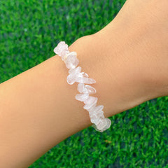 Pink Resin Stretch Bracelet