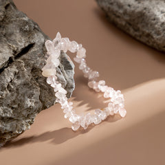 Pink Resin Stretch Bracelet