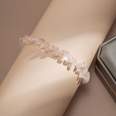 Pink Resin Stretch Bracelet