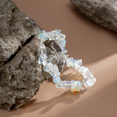 White Resin Stretch Bracelet