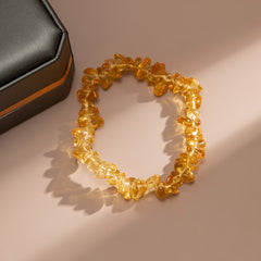 Orange Resin Stretch Bracelet