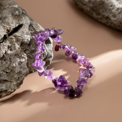 Purple Quartz Stretch Bracelet