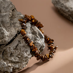 Brown Quartz Stretch Bracelet
