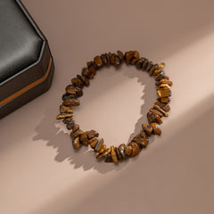 Brown Quartz Stretch Bracelet