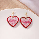 Pink Shell & 18K Gold-Plated 'Naughty' Heart Drop Earring