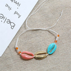 Mulitcolor Shell & 18K Gold-Plated Adjustable Bracelet