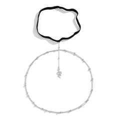 Silver-Plated Snake Layered Leg Chain