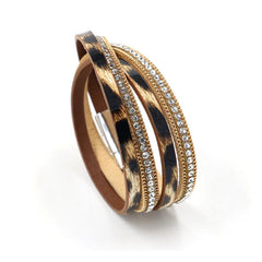 Double Layer Leopard Bracelet