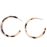Tortoise Hoop Earrings - streetregion