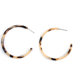 Tortoise Hoop Earrings - streetregion