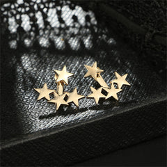 18K Gold-Plated Star Ear Jackets