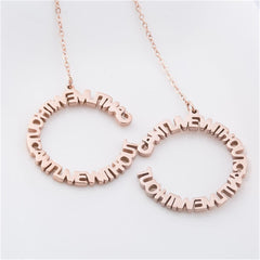 18K Rose Gold-Plated 'Can'T Live Without' Hoop Threader Earrings