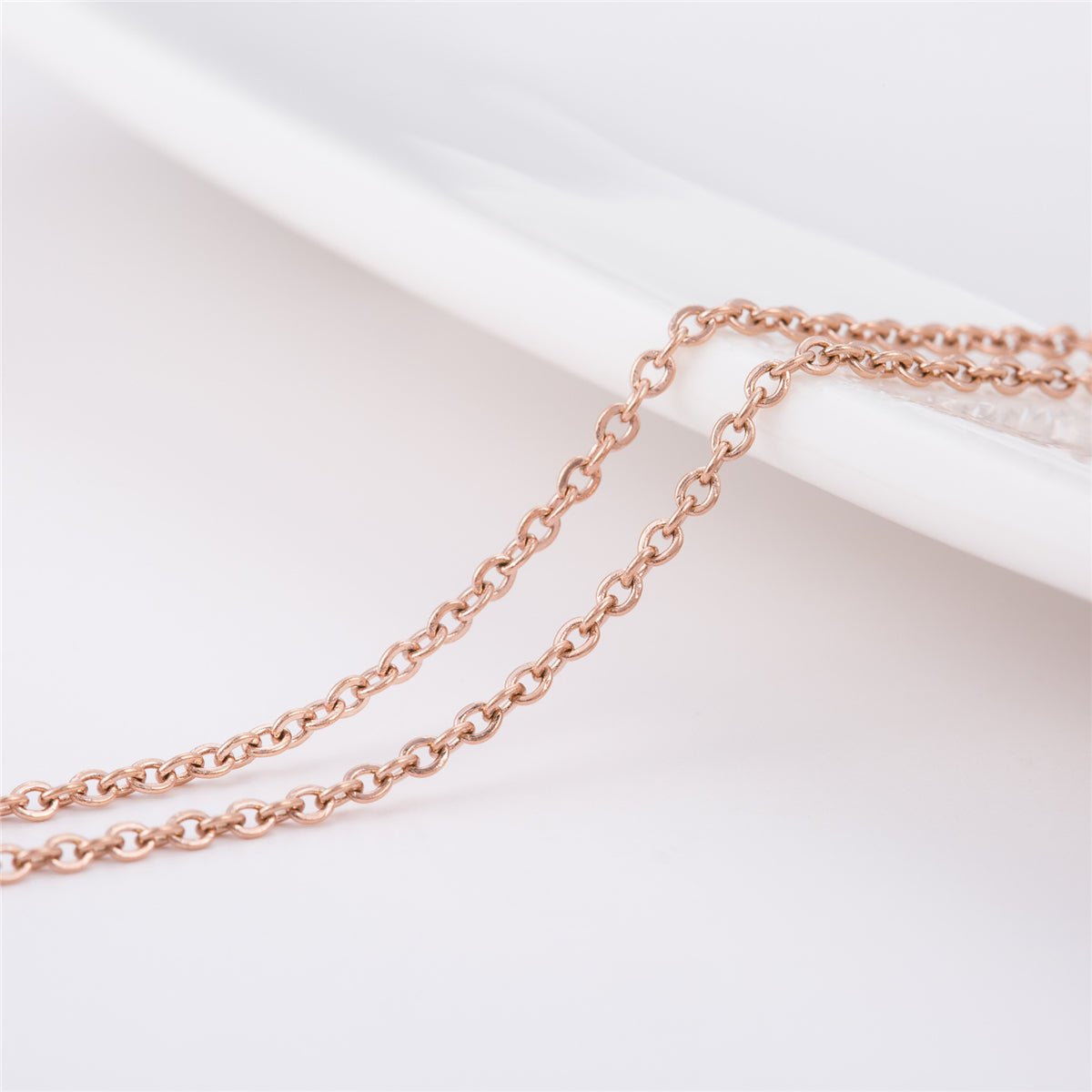 18K Rose Gold-Plated Frosted Fox Pendant Necklace, rose gold pendant necklace for women, everyday style, styled look