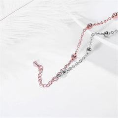 Two-Tone Layered Bead Bracelet