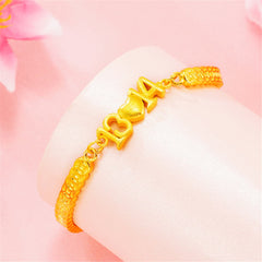 24K Gold-Plated Forever Love Bracelet