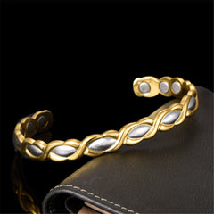 Two-Tone Woven Pear Cuff
