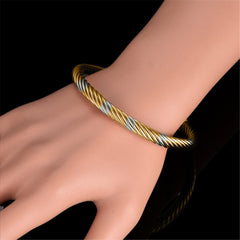 Two-Tone Twine Cuff
