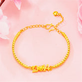 24K Gold-Plated Forever Love Bracelet