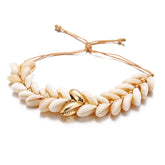 Pukka Shell & 18K Gold-Plated Adjustable Bracelet