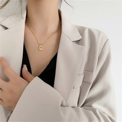 18K Gold-Plated Seven Days Nice Week Pendant Necklace