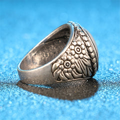 Round Cats Eye Band Ring