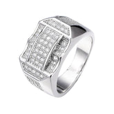 cubic zirconia & Silvertone Pav¨¦ Band - streetregion