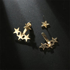 18K Gold-Plated Star Ear Jackets