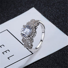 Crystal & cubic zirconia Hola Eternity Ring - streetregion