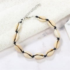 Black & Shell Anklet