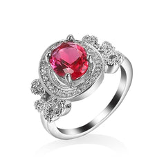 Rose Crystal & Cubic Zirconia Hola Butterfly Ring