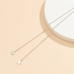 Silver-Plated 'LOVE' Star Waist Chain