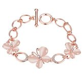 Opal & Crystal Butterfly Bracelet - streetregion