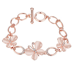 Opal & Crystal Butterfly Bracelet - streetregion