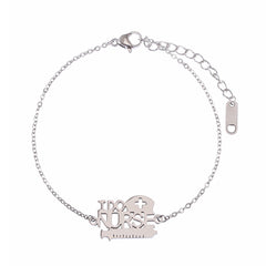 Silver-Plated 'I Do Nurse' Charm Bracelet