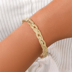 18K Gold-Plated Twine Cuff