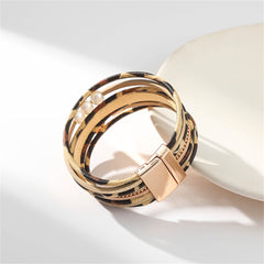 Pearl & Polystyrene 18K Gold-Plated Strand Bracelet