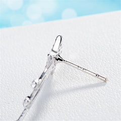 cubic zirconia & Silver-Plated Meteor Ear Climbers - streetregion