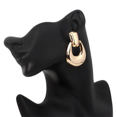 18K Gold-Plated Catch Drop Earrings
