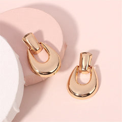 18K Gold-Plated Catch Drop Earrings