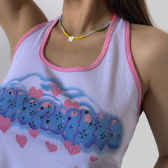 Multicolor Howlite & Acrylic 18K Gold-Plated 'M' Beaded Choker Necklace