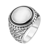 Round Cats Eye Band Ring