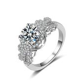 Crystal & cubic zirconia Hola Eternity Ring - streetregion