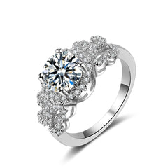 Crystal & cubic zirconia Hola Eternity Ring - streetregion