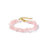Pink Resin & 18K Gold-Plated Bracelet