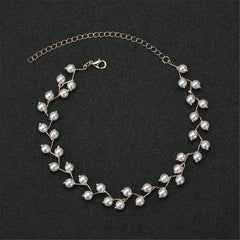 Pearl & 18K Gold-Plated Choker Necklace