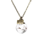 Dandelion & 18K Gold-Plated 'Wish' Pendant Necklace