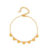 18K Gold-Plated Mum Station Anklet