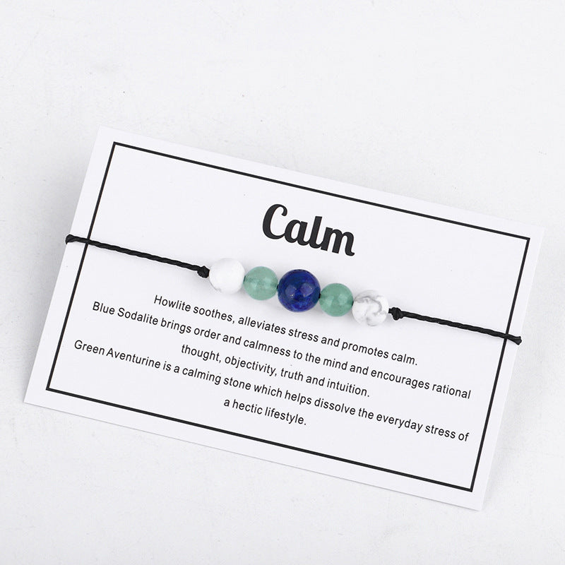Quartz and Turquoise 'Calm' Adjustable Bracelet, bracelet for women, vintage-inspired design, styled look