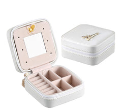 White & Pink Cubic Zirconia-Accent 'Design' Eiffel Tower Jewelry Box